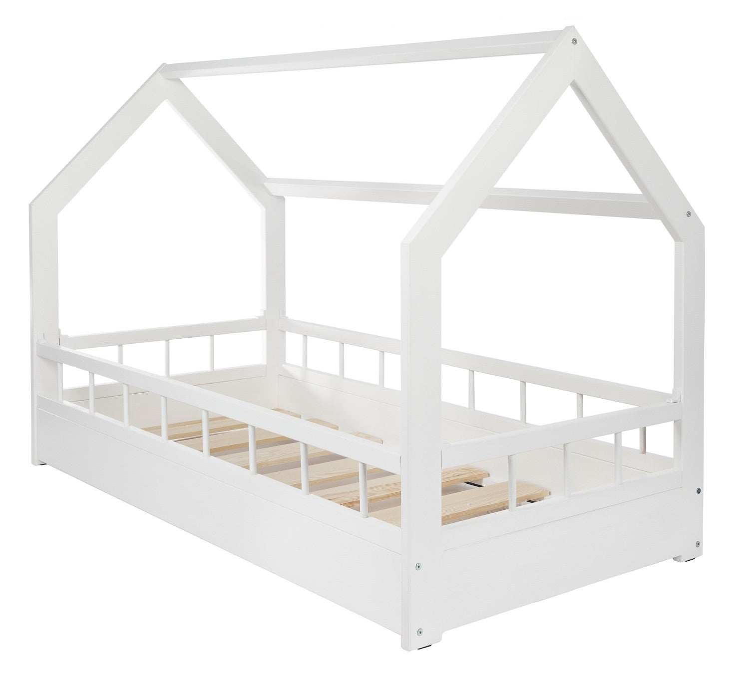 Lit Gigogne Enfant En Bois Need Sleep - 2 Lits Superposables (160x80 / 140x70 Cm) - Avec Sommier, Barrière De Sécurité - 3