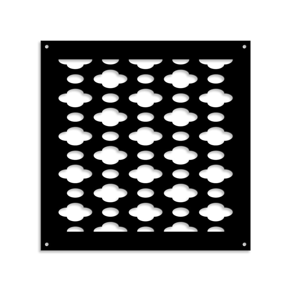NUAGES Panneau PVC Perfor Brise Soleil 48X48 Cm NOIR Epaisseur 1 nuages-panneau-pvc-perfor-brise-soleil-48x48-cm-noir-epaisseur-1