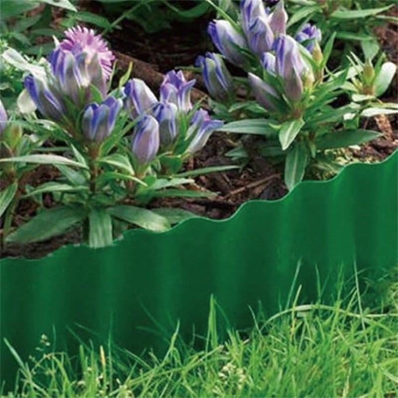 1 rouleau de bordure de jardin, clôture de bordure paysagère, bordure décorative pour plantes et fleurs, accessoires de jardin extérieur, 15 x 900 cm - 4