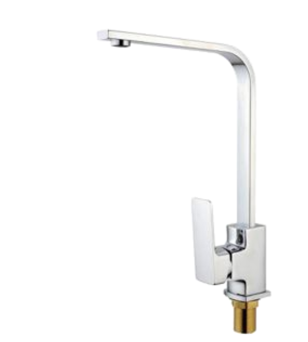 Jednouchwytowa bateria kuchenna, bateria zlewozmywakowa, bateria kwadratowa, bateria kuchenna, bateria ciepłej i zimnej wody