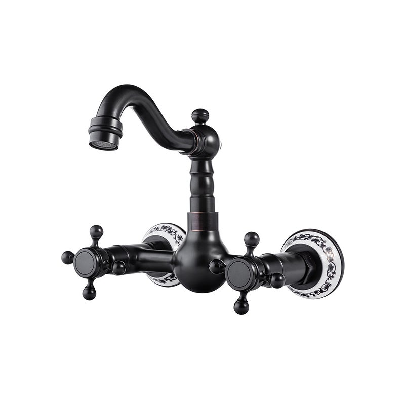 BATERIA UMYWALKOWA ŚCIENNA ESTELA RETRO S-1153B CZARNA