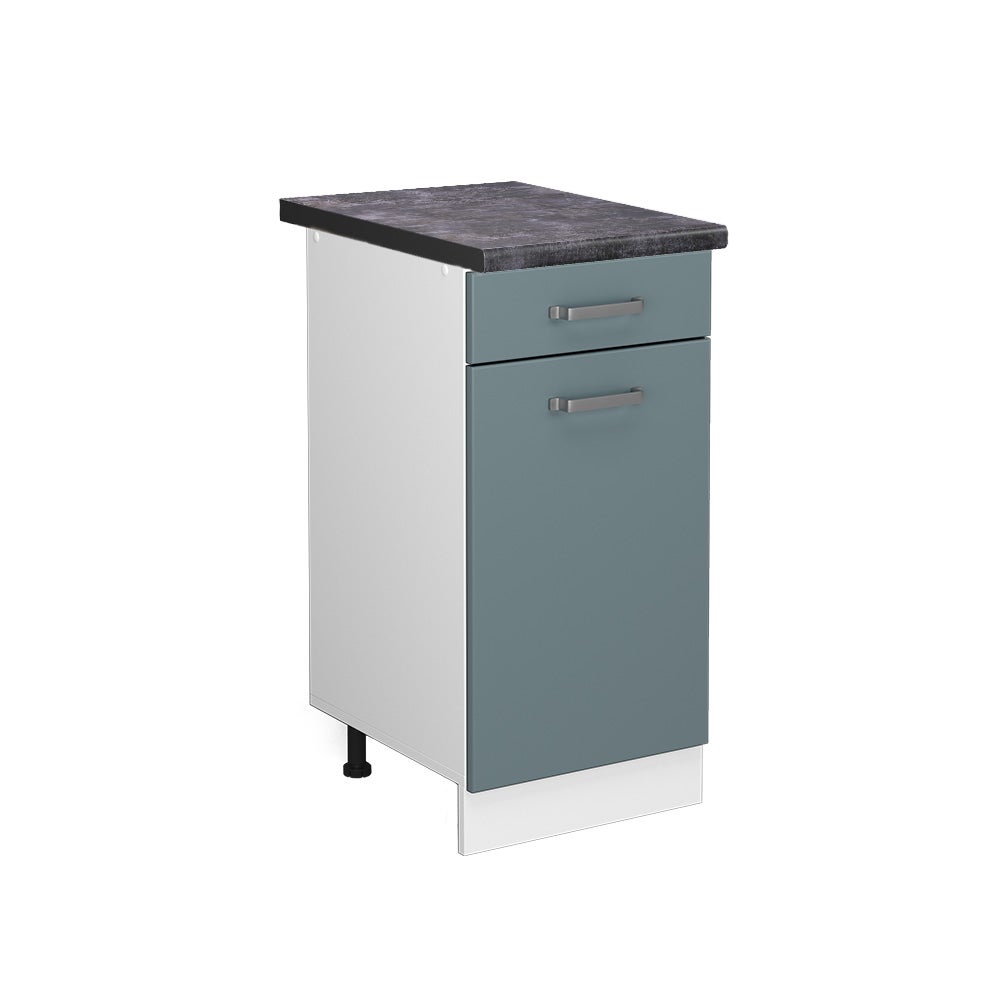 Vicco Szafka dolna do kuchni R-Line, Niebiesko-szary, 40 cm , BP Antracyt