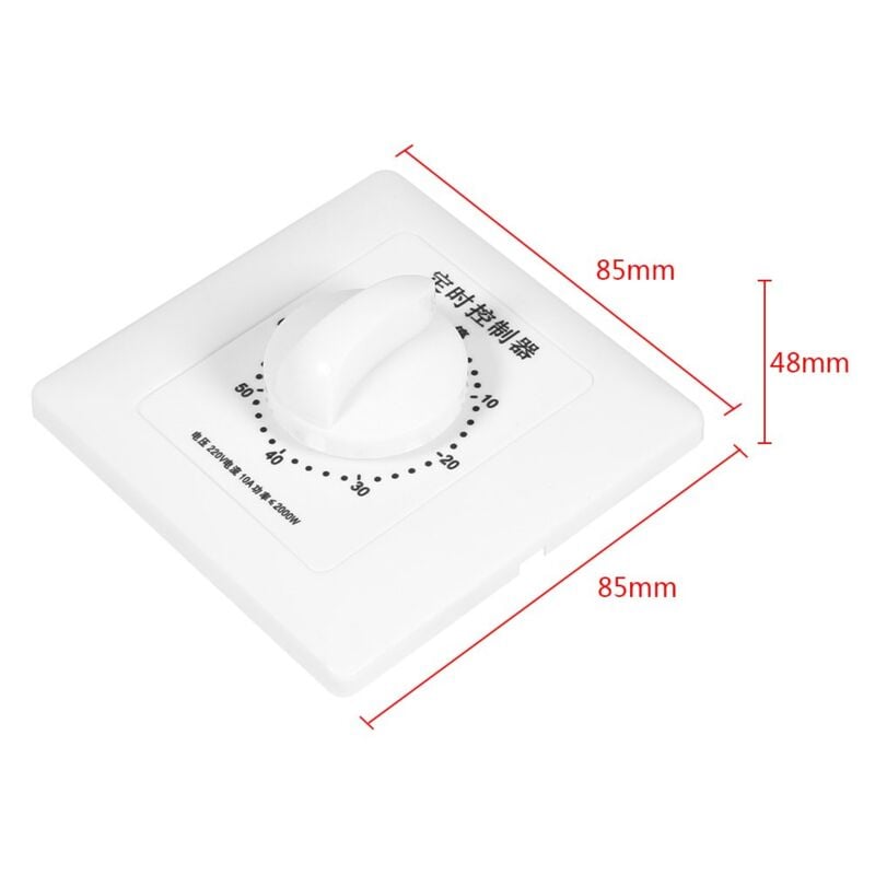 Minuterie Mécanique 220V Pour Pompe - Compte à Rebours - Interrupteur Temps - Neuf Générique