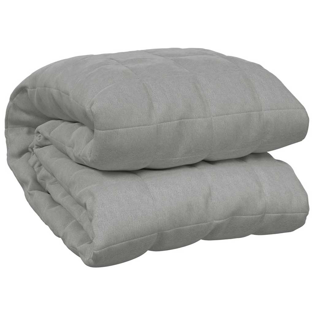 Couverture lestée Gris 220x235 cm 11 kg Tissu vidaXL - 2