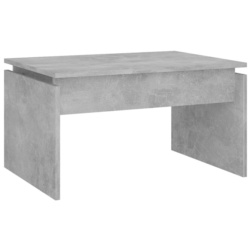 Table basse gris béton 68x50x38 cm bois d'ingénierie vidaXL - 2
