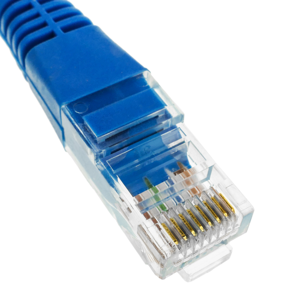 Câble réseau Ethernet UTP bleu Cat.5e de 2 m - 2