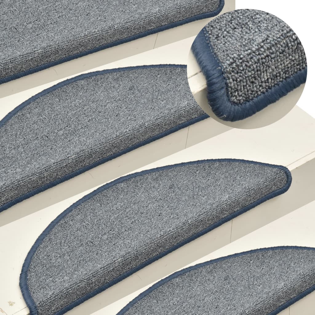 Vidaxl Tapis Autoadhésifs De Marches 10 Pcs Gris Clair 56x17x3 Cm