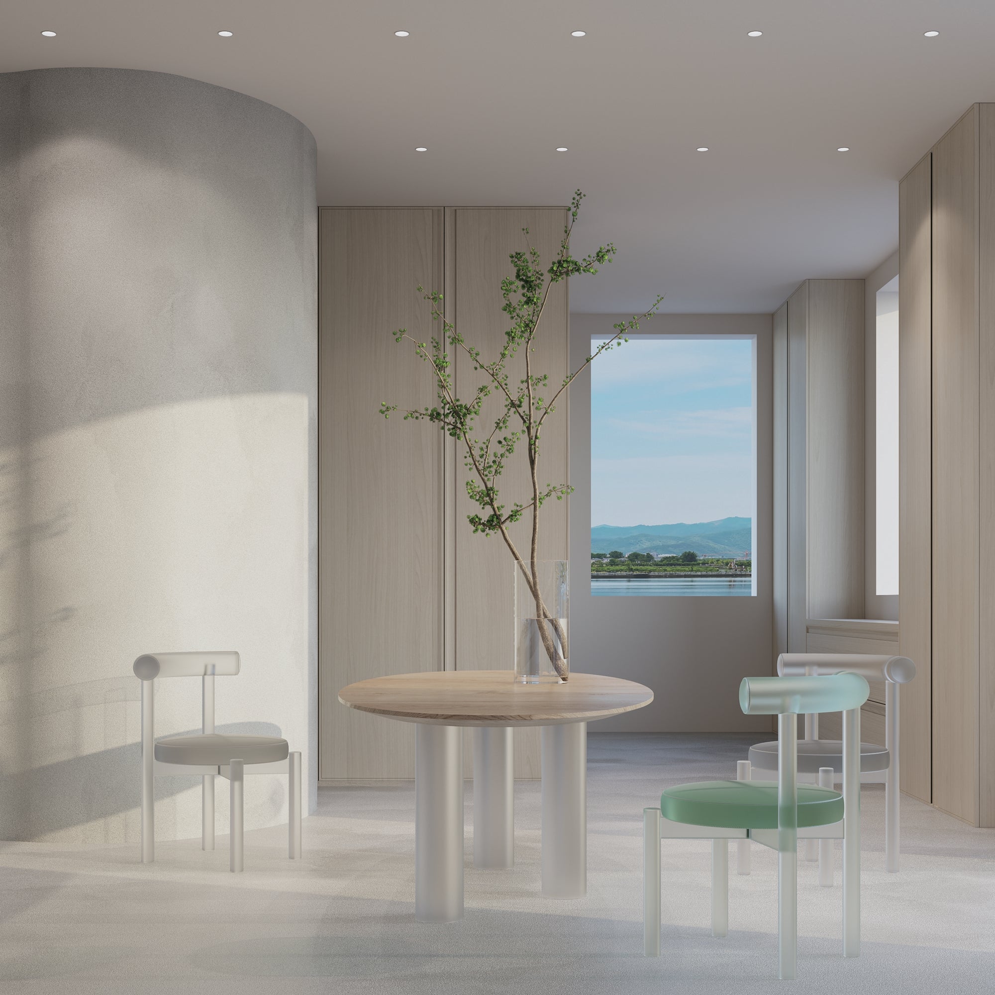 Plafonnier Encastrable Moderne, Spot, Aluminium Blanc, Design Basic, pour 1 Ampoule 1 X GU10 (50W) IP 20 - 3