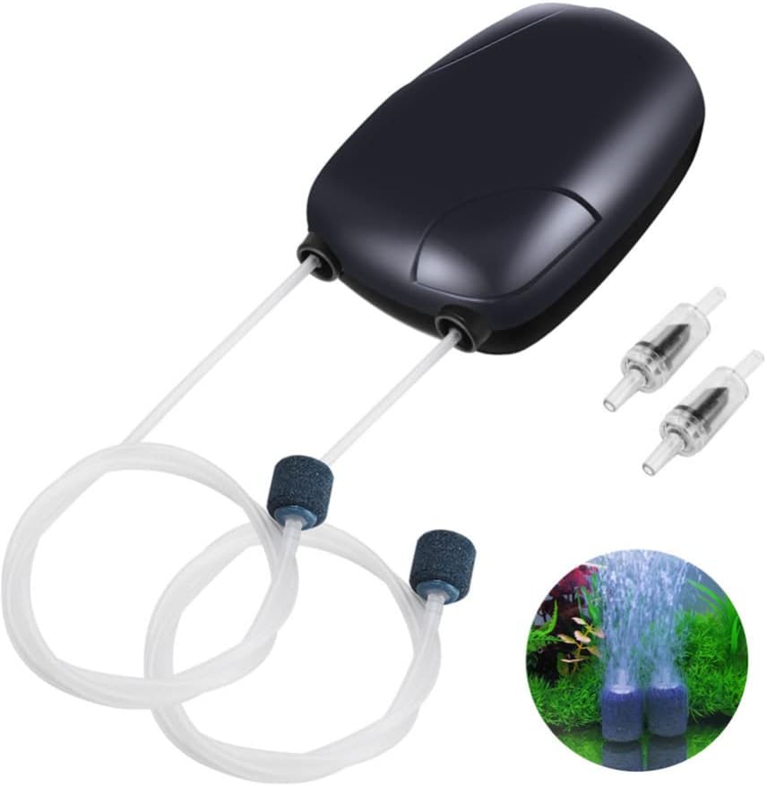 Pompa tlenowa do akwarium, miniaturowa pompka napowietrzająca do akwarium, energooszczędna, cicha, odpowiednia do akwariów, wtyczka europejska