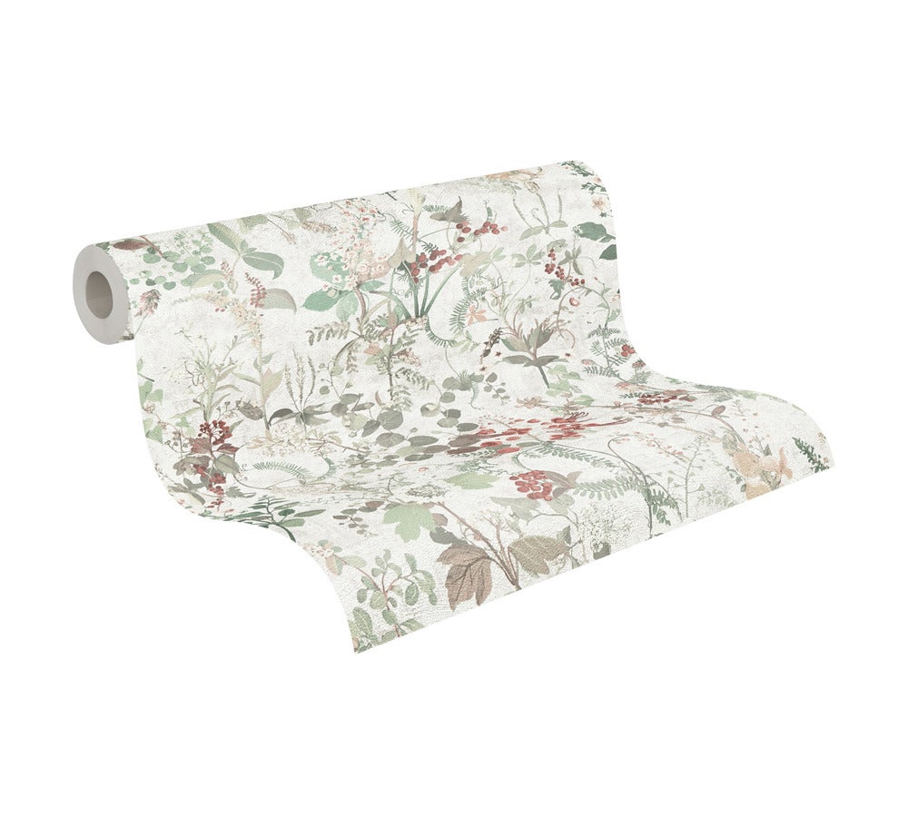 Papel pintado flores silvestres estilo casa de campo Papel pintado rústico para salón y dormitorio, 10,05 x 0,53 m - 7