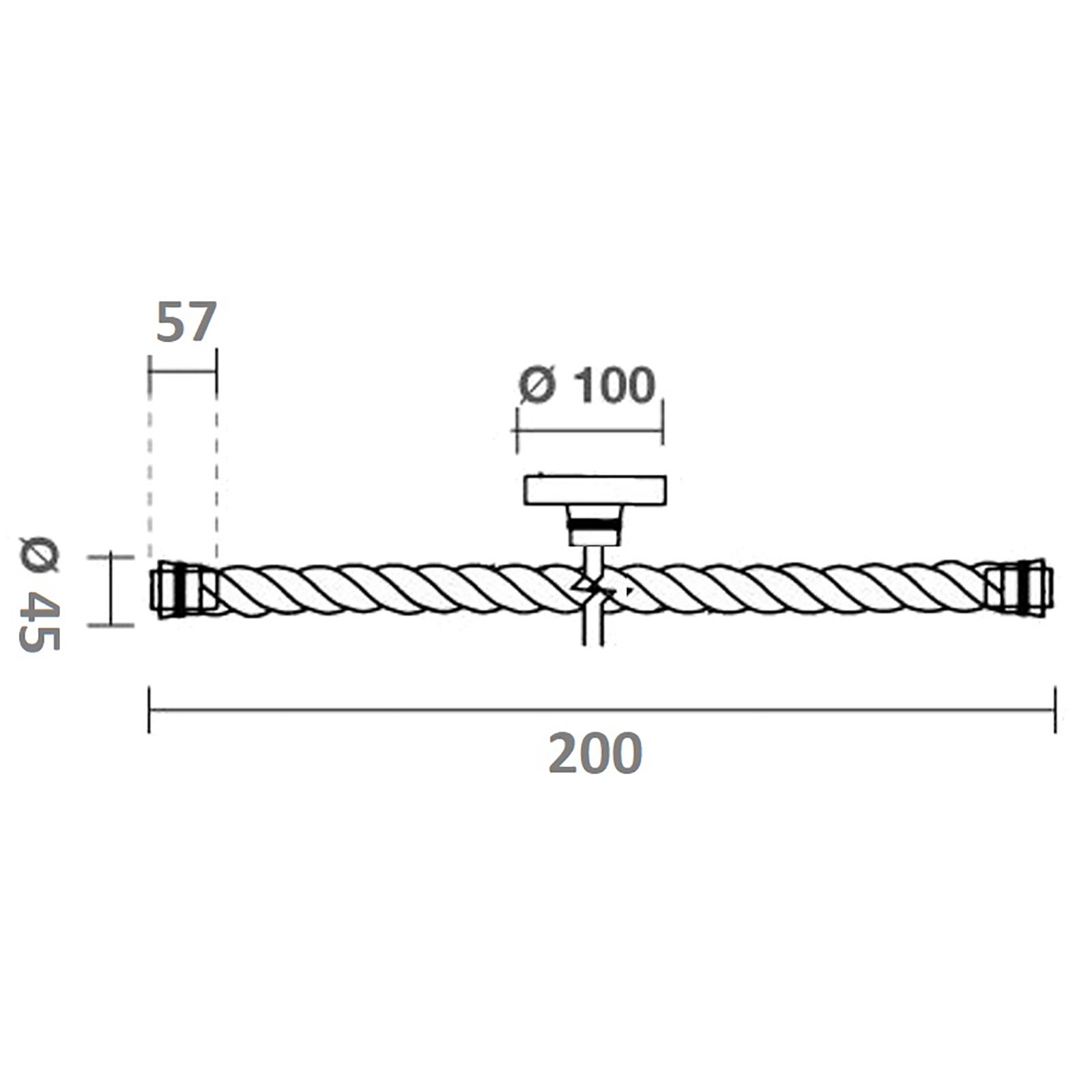 Lampe pendante à double corde LED E27 vintage lumière décorative pub bar 230V - 4