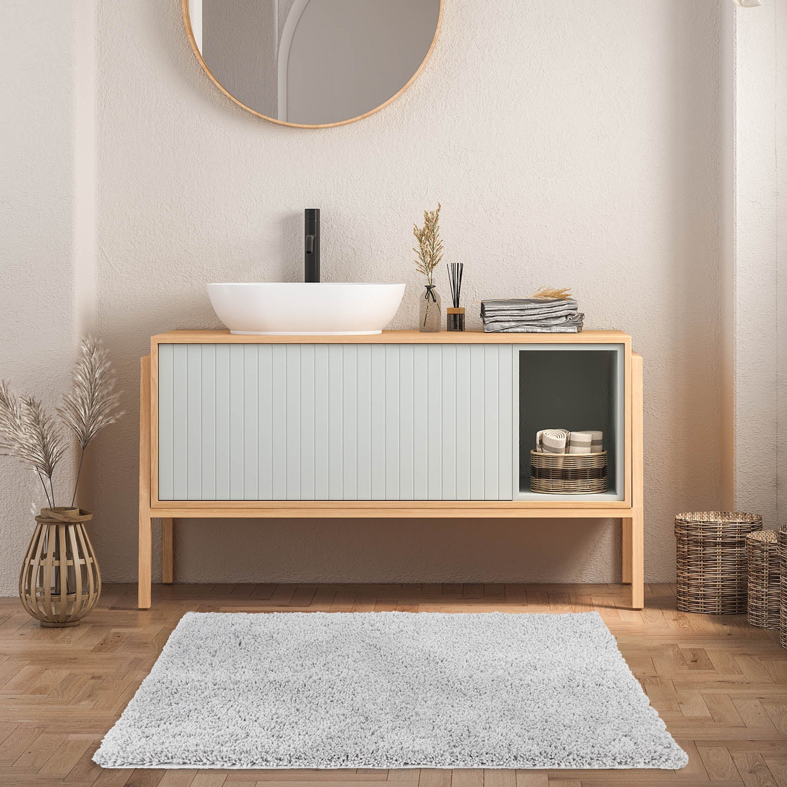 Tappeto Da Bagno Bianco Divertente Take It Off, Carino Tappetino