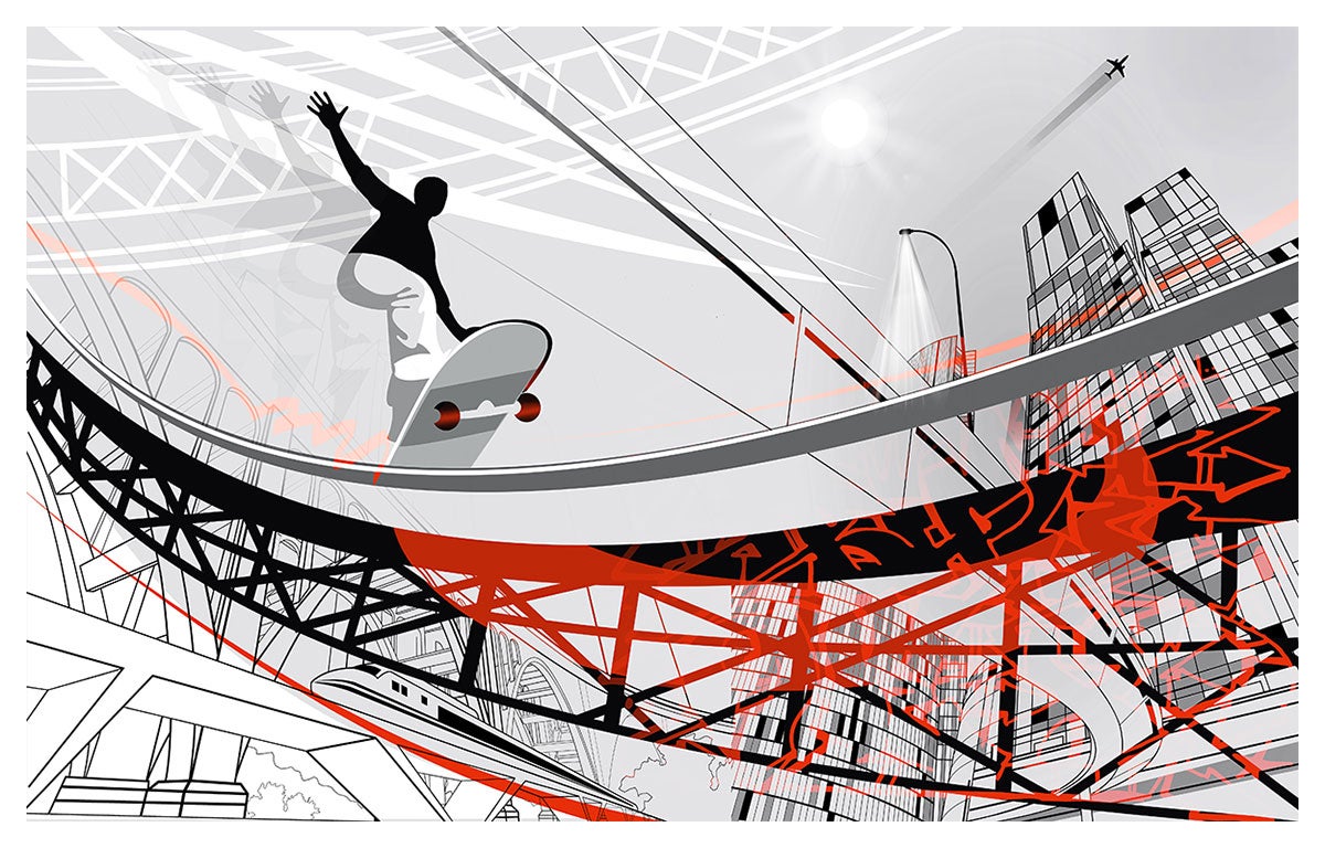 Affiche d'Art - Skate boarding - 05 main image 1