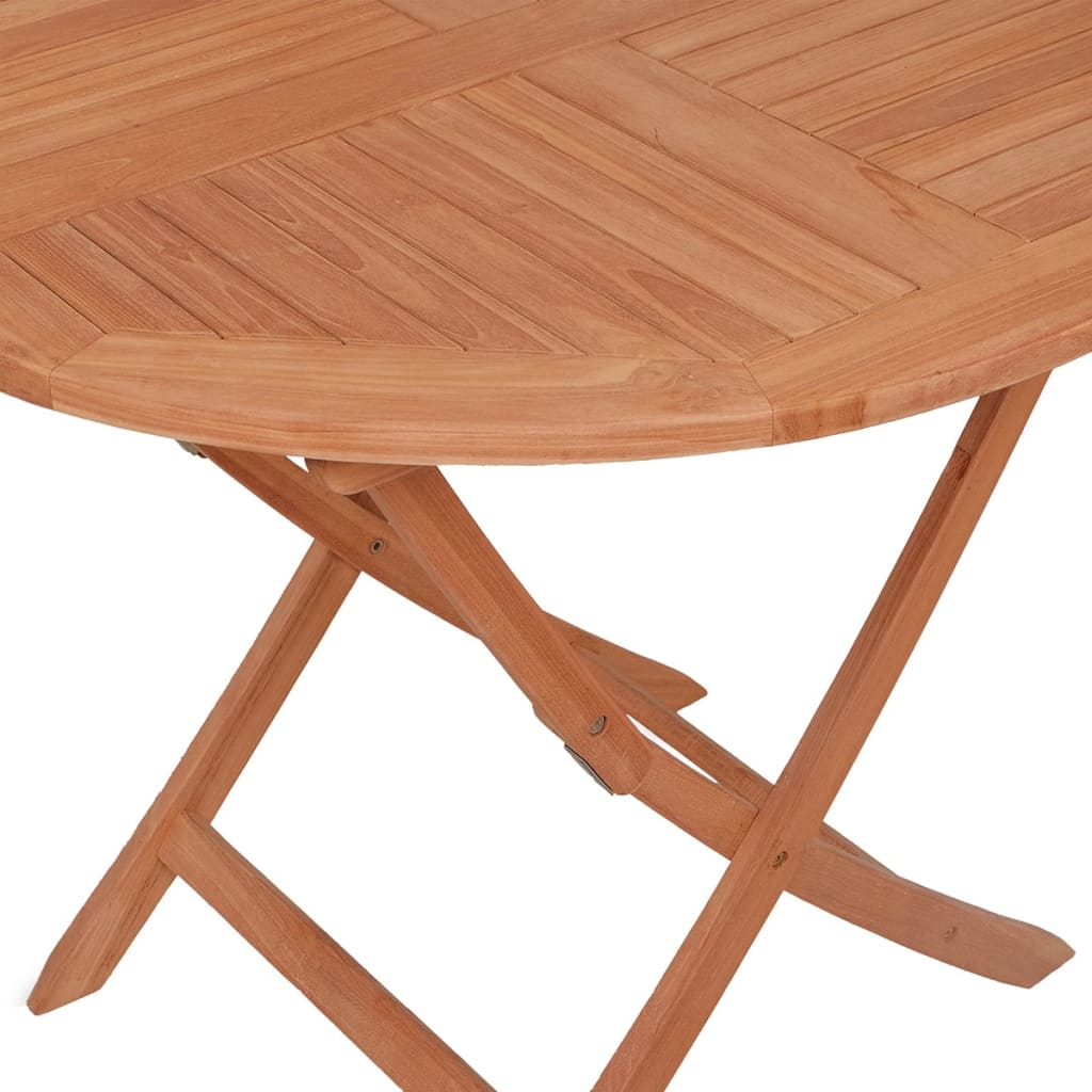 Set da pranzo per mobili da giardino mobili da esterno 5 pezzi in legno massello di teak 02_0014303 - 5