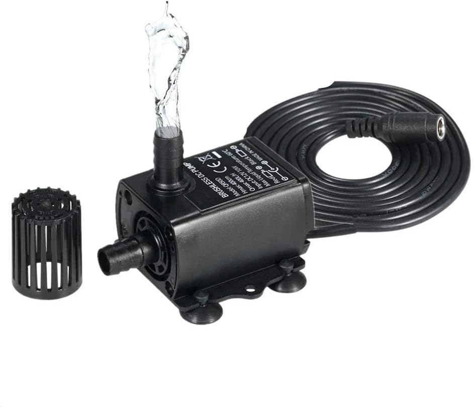 Ultra cicha zanurzeniowa pompa wodna do basenu, 300 l/h, 12 V DC, wodoodporna, do fontanny, poidełka, samochodowego systemu cyrkulacji