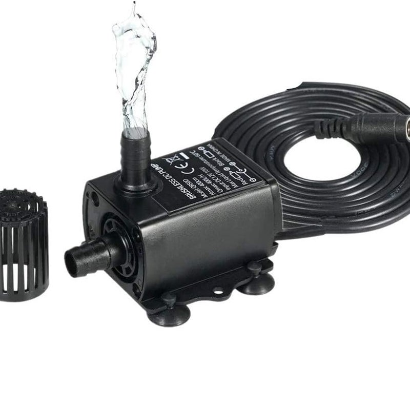 Ultra cicha zanurzeniowa pompa wodna do basenu, 300 l/h, 12 V DC, wodoodporna, do fontanny, poidełka, samochodowego systemu cyrkulacji