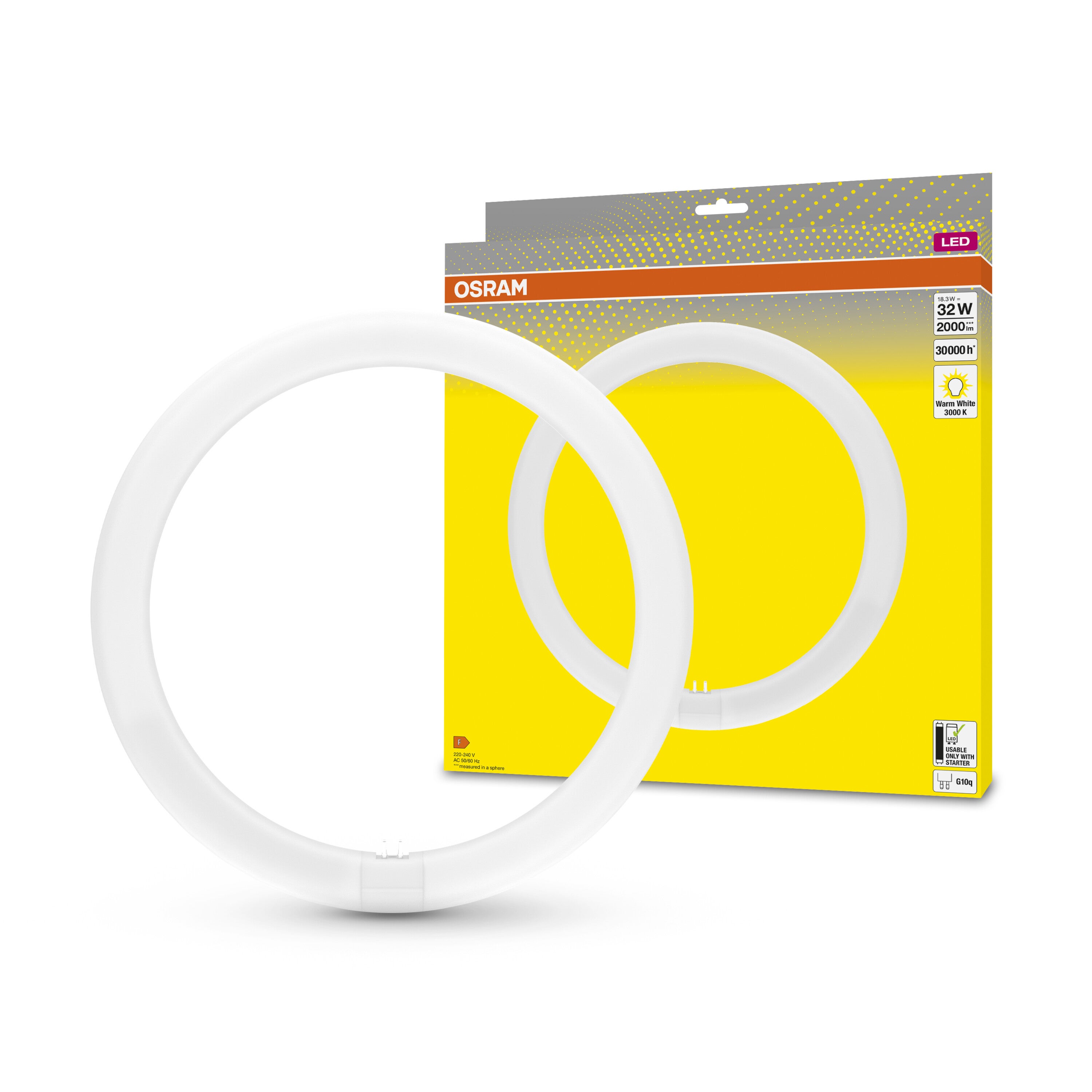 TUBE LED OSRAM T9C EM 32, 18,3W, 2000lm, 3000K - 3