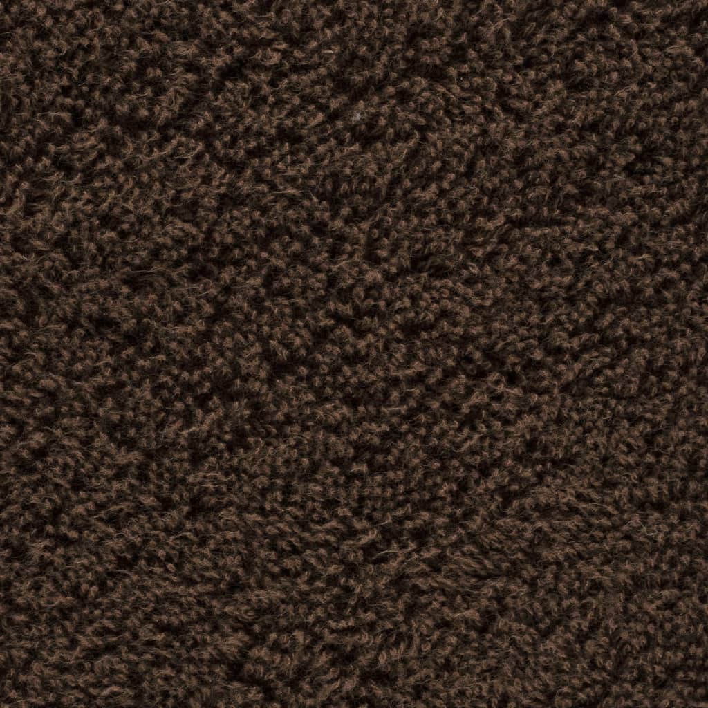 Asciugamani Premium SOLUND 2 pz Marrone 30x30 cm 600 g/m² vidaXL - 5