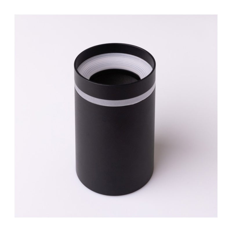 Reflektor sufitowy spot natynkowy Spot okrągły czarny 1xGU10x35W wym: 11 x 7 x 7 cm aluminium Ecolight