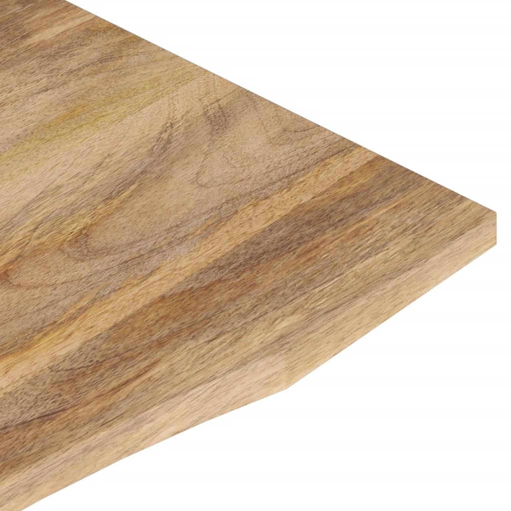 Maison Exclusive - Dessus de bureau avec courbe 80x50x2,5 cm manguier massif brut - 7