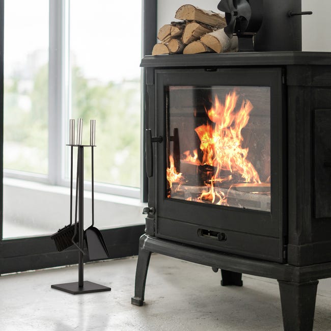 Tubo Prolunga Canna Fumaria - 250mm X Ø130mm, Acciaio Verniciato Nero Resistente Al Calore (500°C) - Foto 5