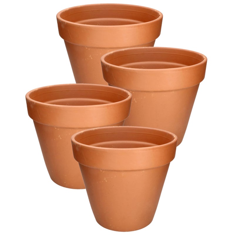 4x doniczka gliniana 11 donica ceramiczna terakota - KOTARBAU