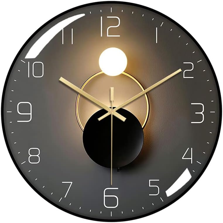 Horloge Murale pour Enfants avec Movement Silencieux 25cm Horloge de Bureau Apprentissage Facile Lire Pendule 25CMBleu - Maison