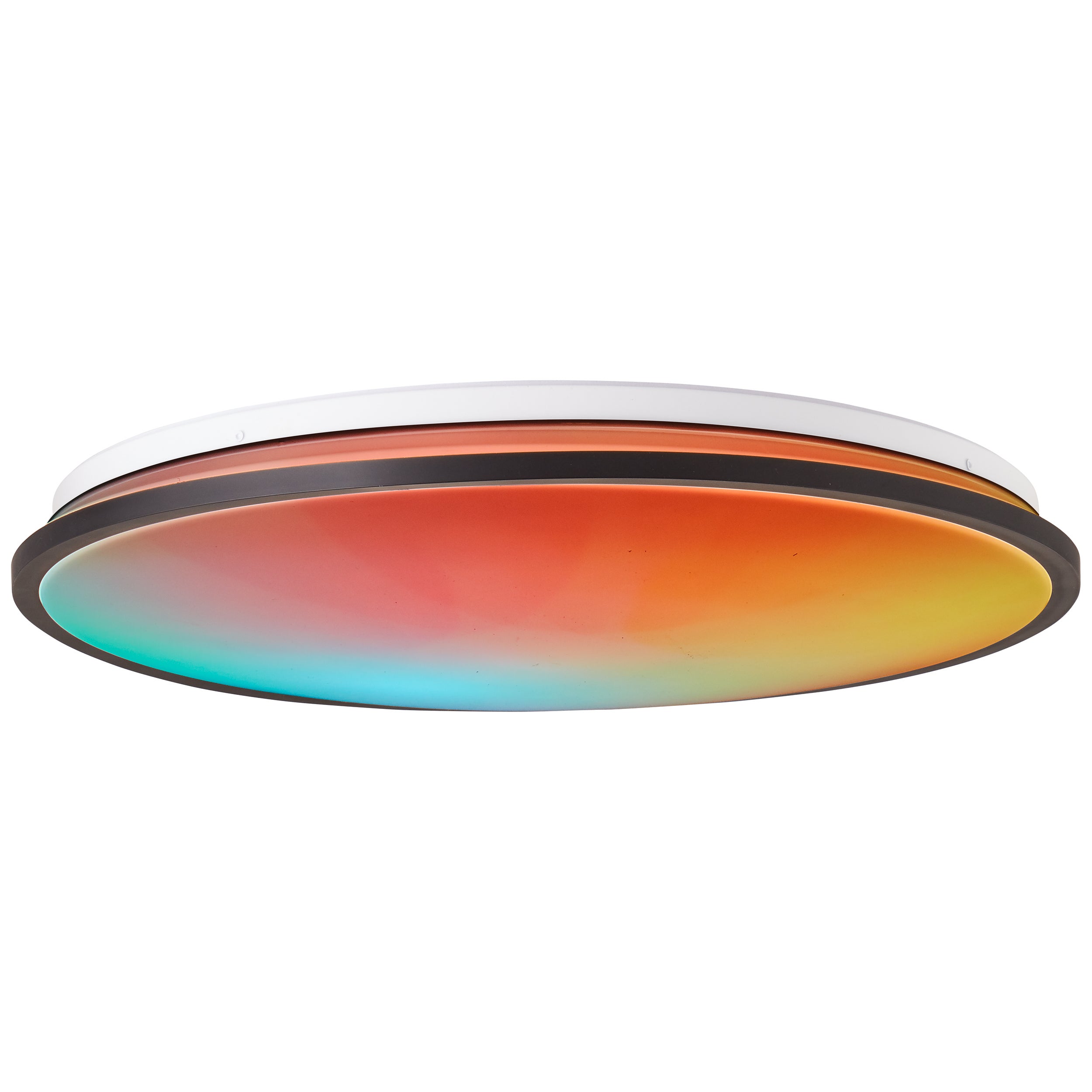 Brilliant Heida LED lampa sufitowa natynkowa 48cm czarna, metal/plastik, 1x 30W LED zintegrowana, (strumień świetlny: 3000lm, barwa światła: 3000-6500