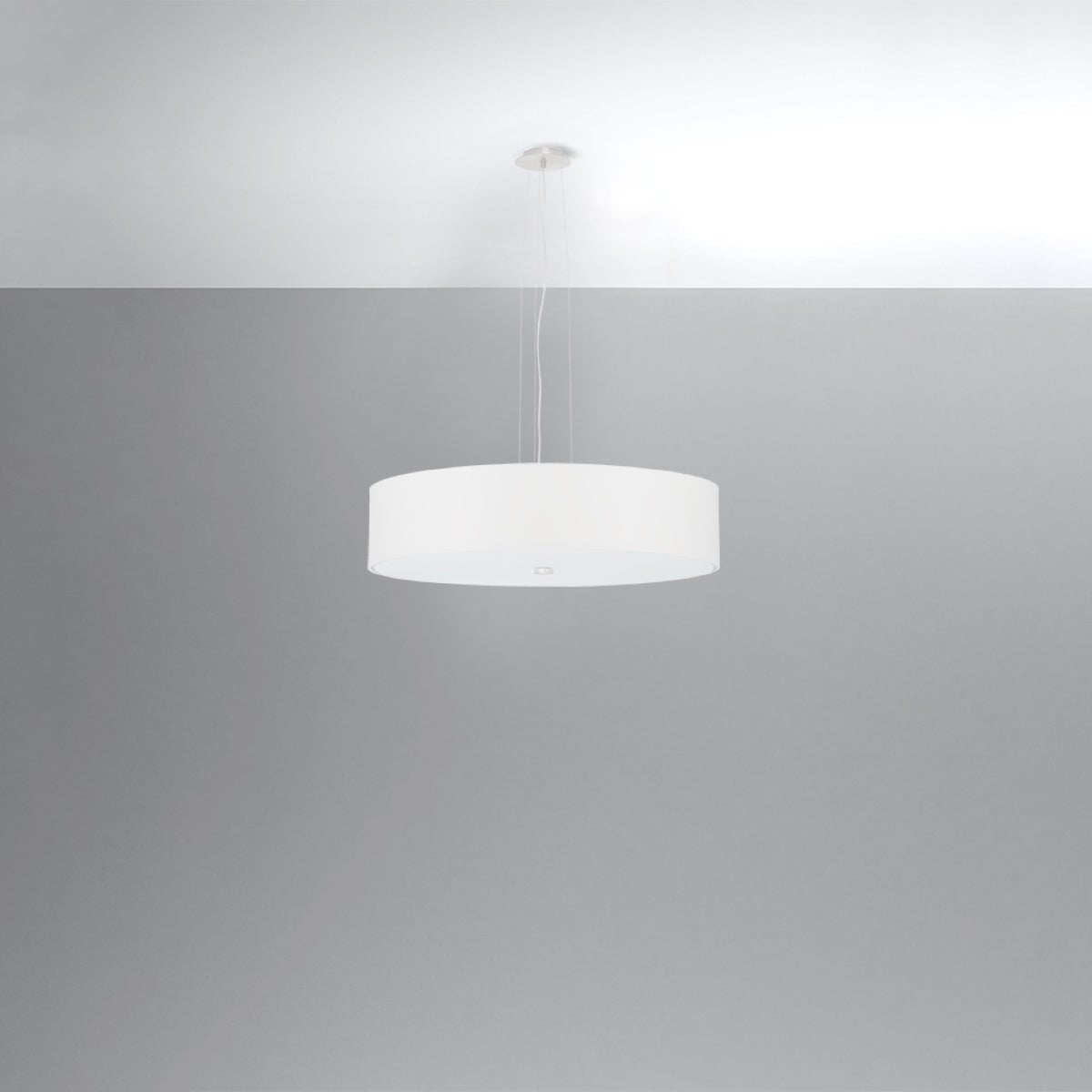 Żyrandol KALMARIS 50 biały LED 4000K - 50x50x102cm Sollux