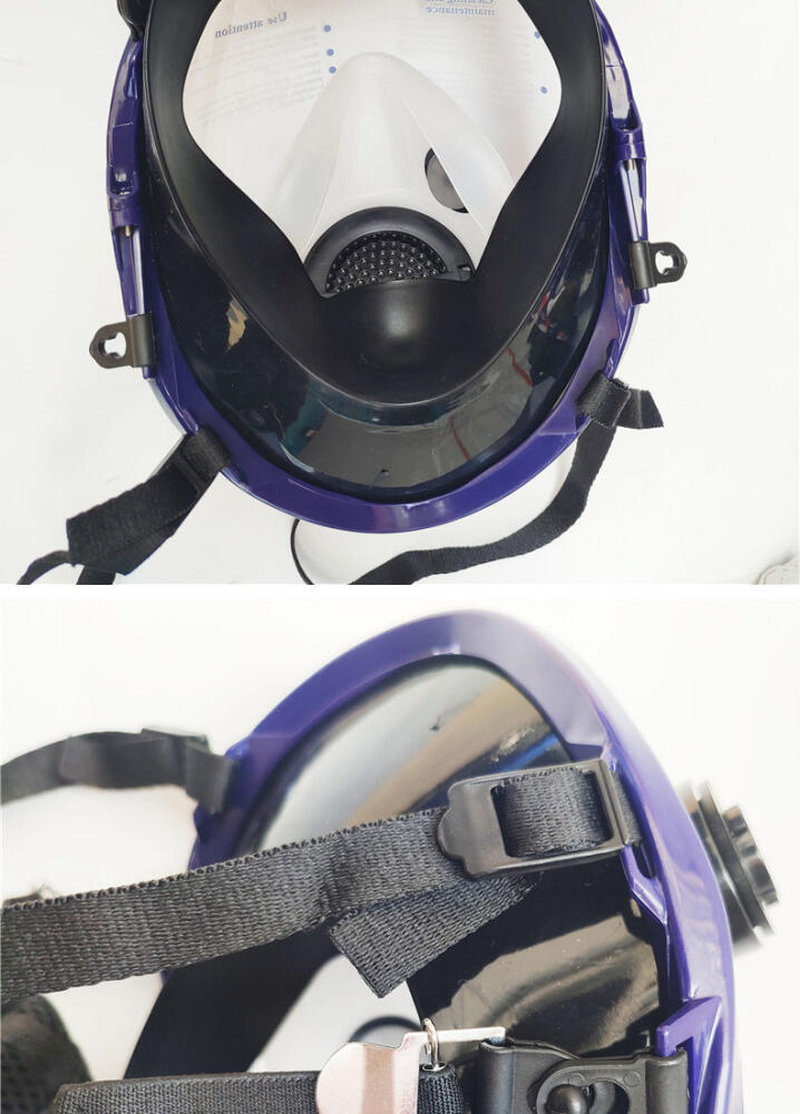 Masque Respiratoire Intégral Avec Filtres, Masque Anti-Poussière En Aérosol De Peinture Réutilisable, Idéal Pour Polissage,Soudure,La Peinture En Aéro - 5