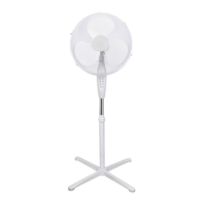 Wentylator stojący Wonderlamp Luno 3 prędkości (40 W) biały