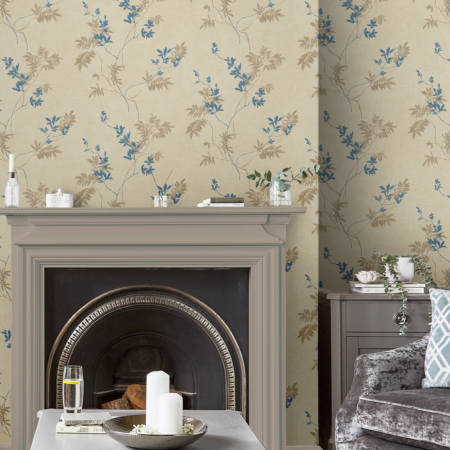 Laura Ashley Tapeta filzelinowa MARI 10 m x 52 cm