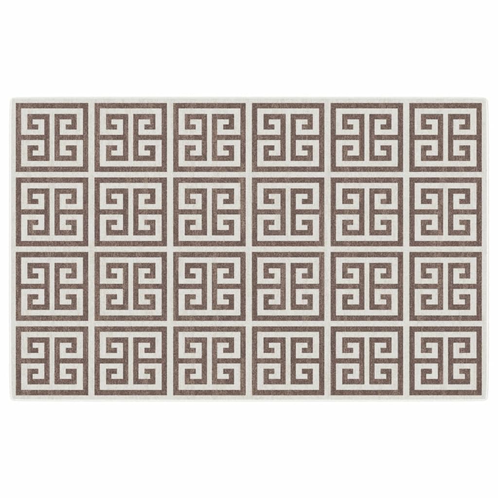 Paillasson VidaXL Tapis Lavable Antidérapant Patchwork 190x300 Cm