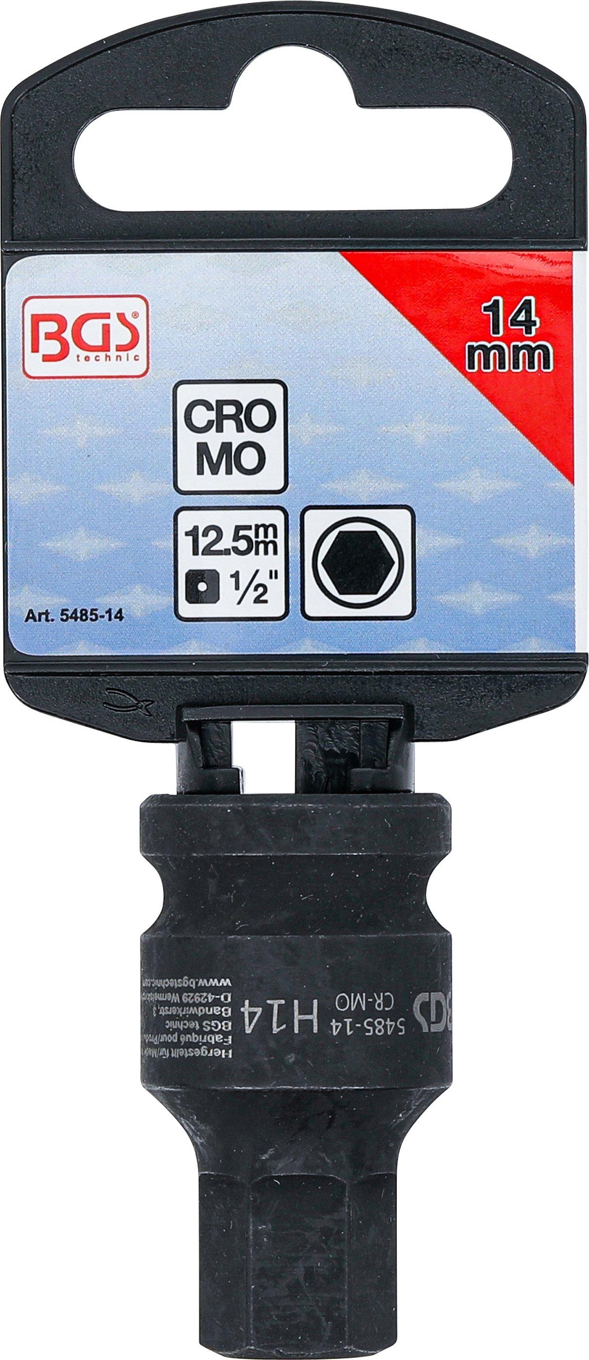 BGS Douille à embouts à choc | longueur 42 mm | 12,5 mm (1/2