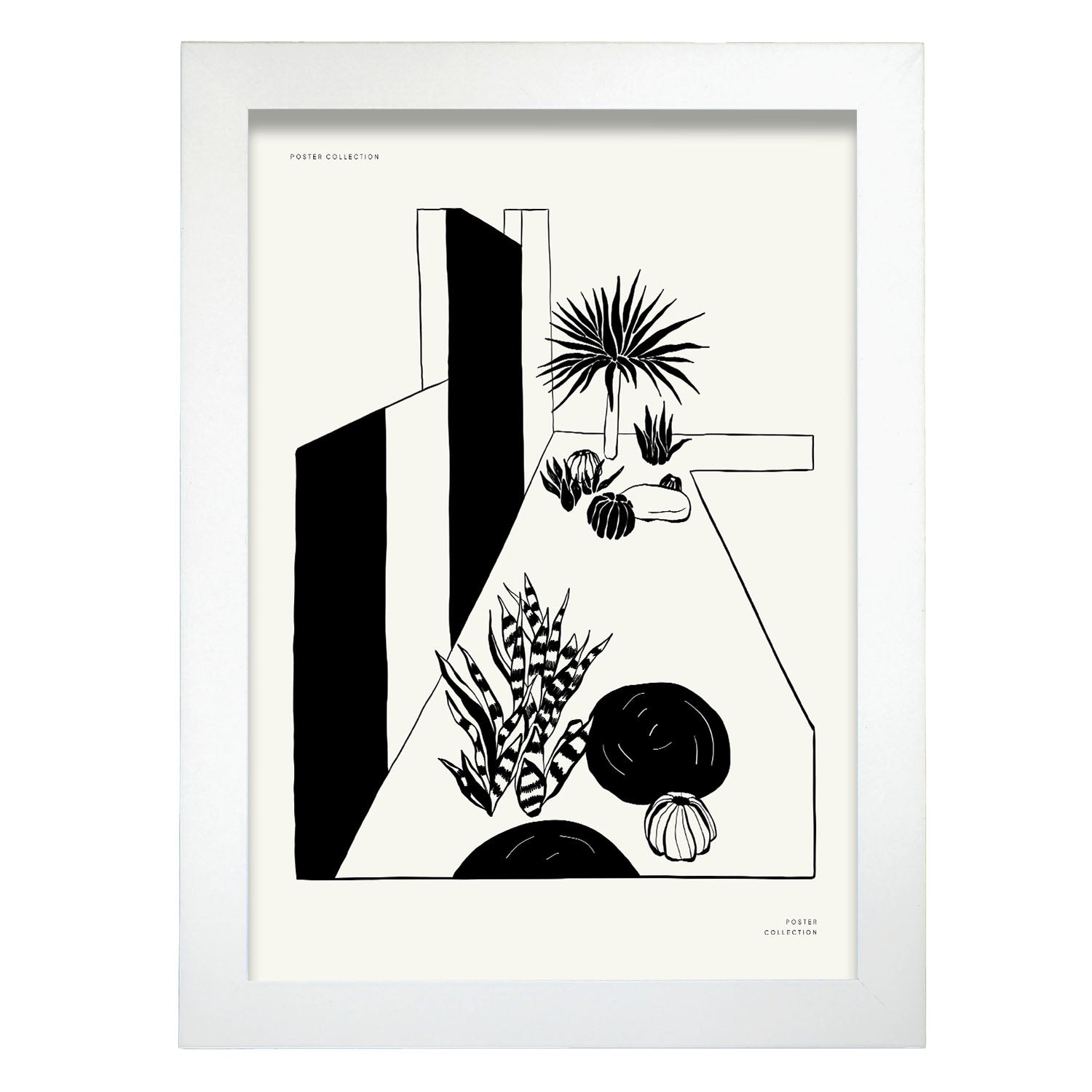 Nacnic póster pop art abstracto. plantas de postres ilustraciones artísticas modernas para la decoración de interiores. sin marco - a3