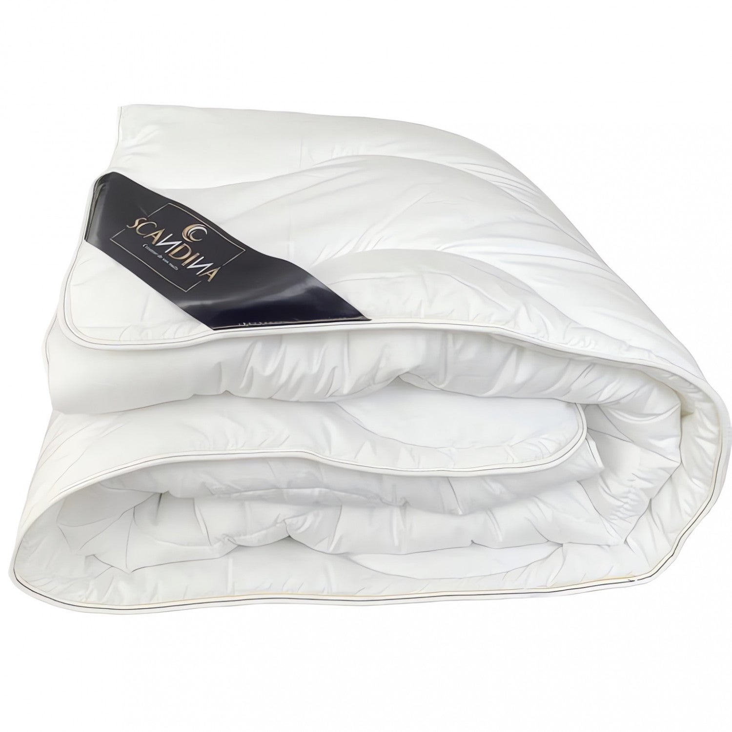 Housse de couette 200 x 200 cm en double gaze de coton blanc - PEPA 2