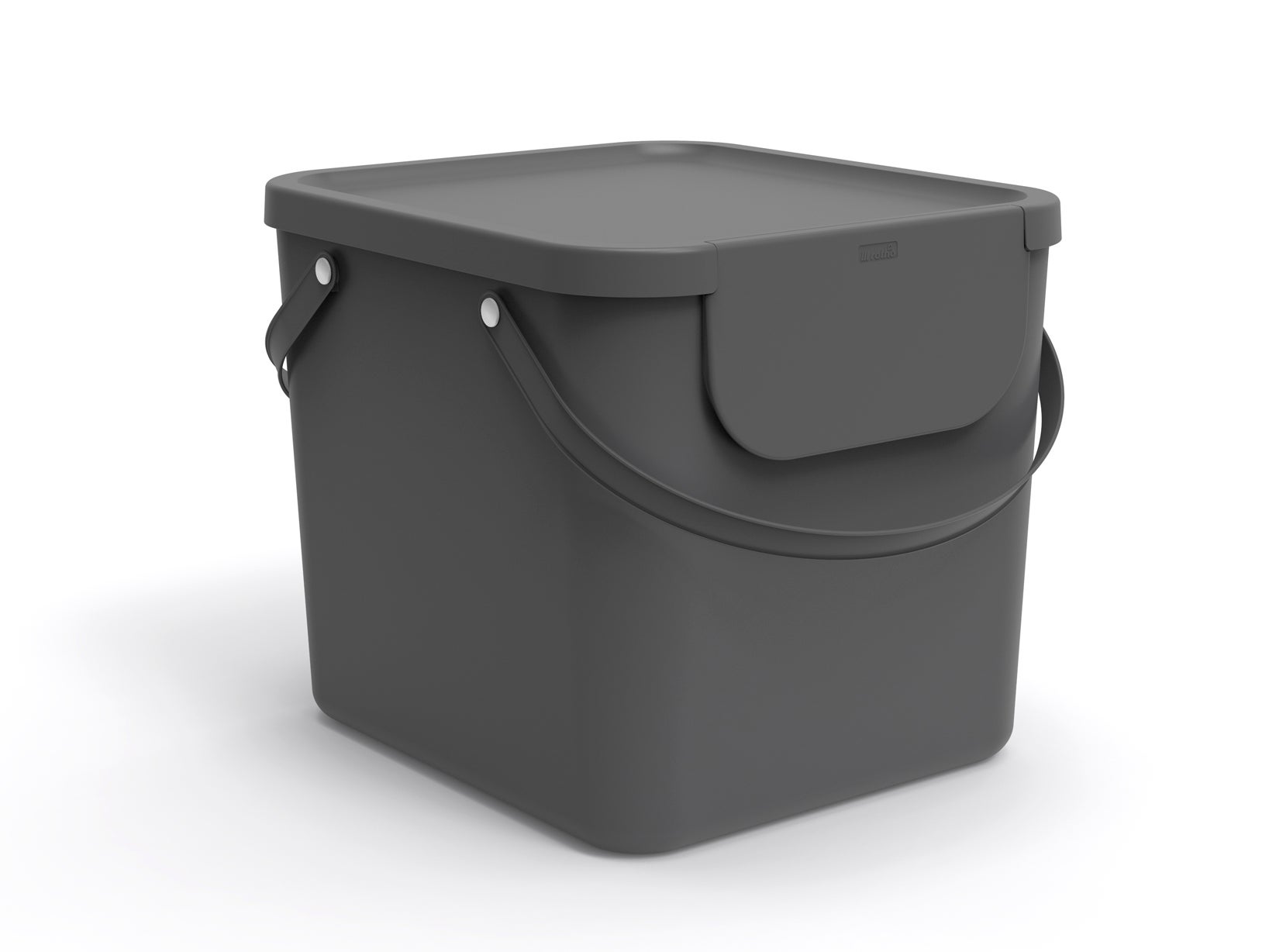 Panier De Rangement Yolco Albula 25L Anthracite | Plastique Recyclé | Portée Jusqu'à 40kg