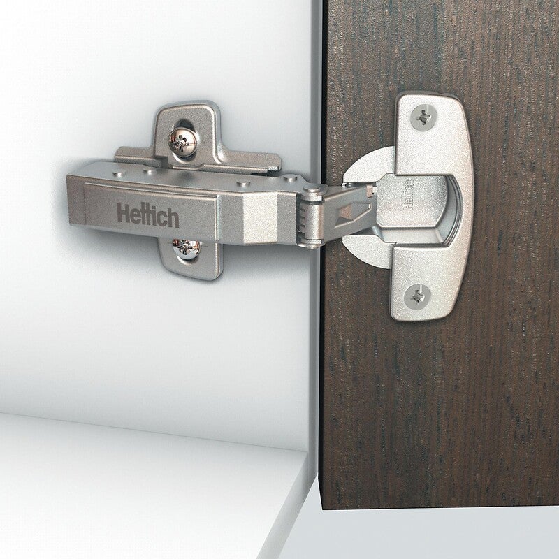 Boîtier à montage rapide angle d'ouverture 110 degrés Hettich - Entraxe 45 mm - Coudure 9,5 mm - 2