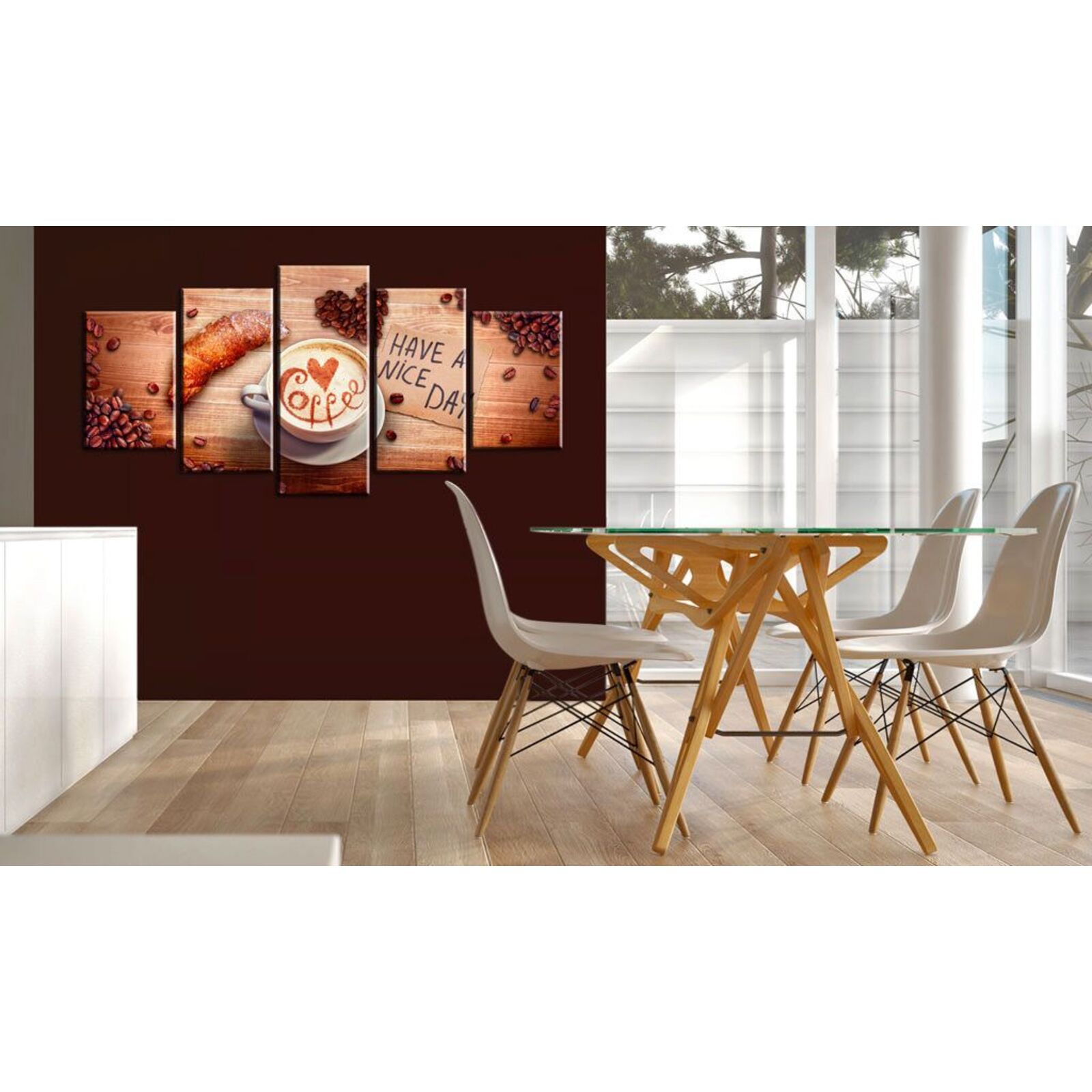 Tableau bonne journée! - 100 x 50 cm - 2