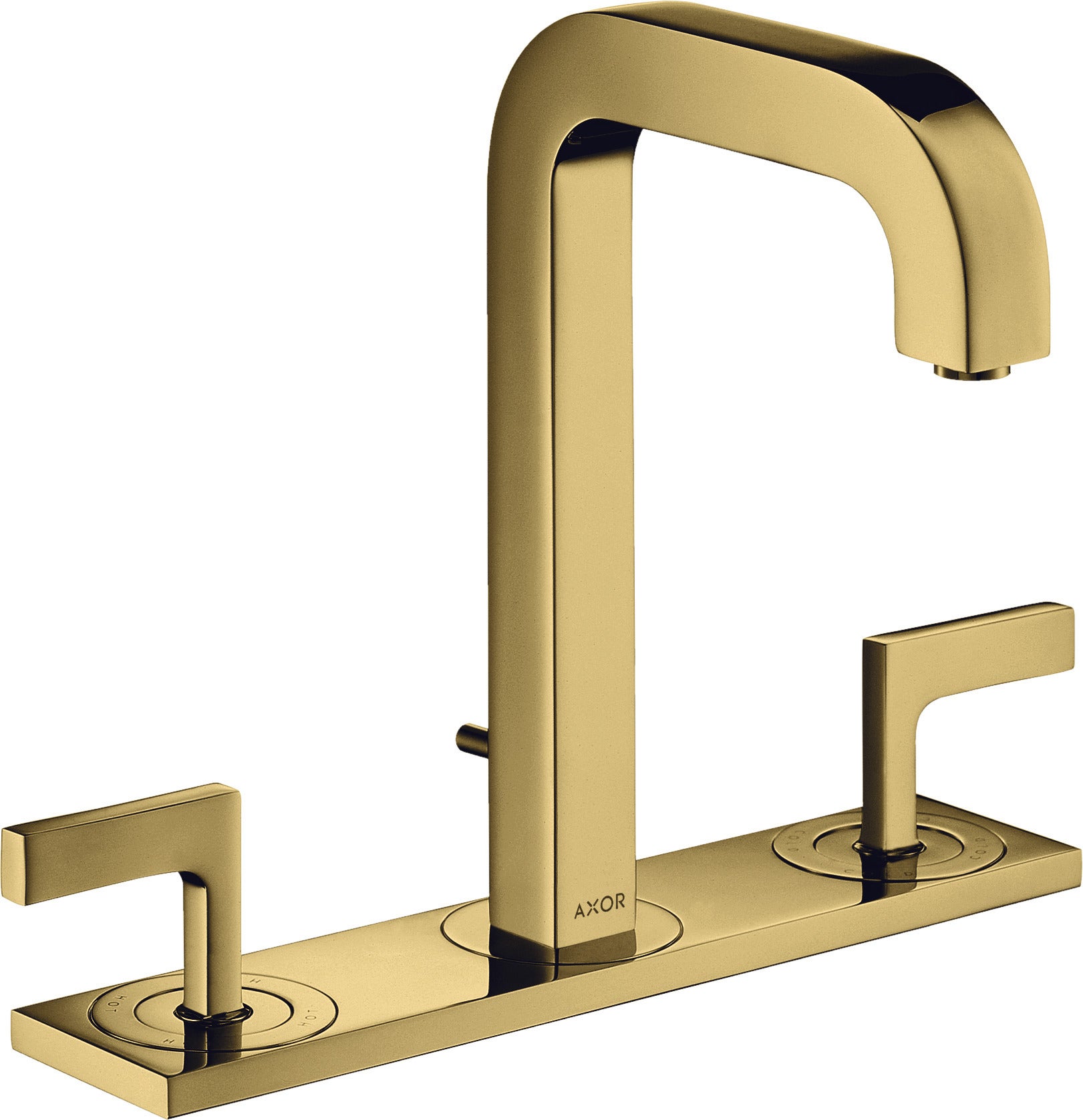 Hansgrohe AXOR Citterio E Mélangeur Lavabo 3 Trous 170 Avec Vidage Automatique Et Rosettes