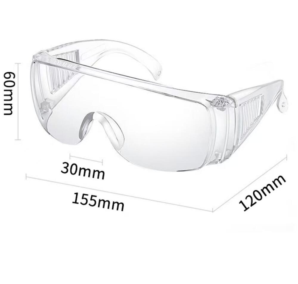 Lunettes de protection transparentes, lunettes de protection antibuée, en polycarbonate - 2
