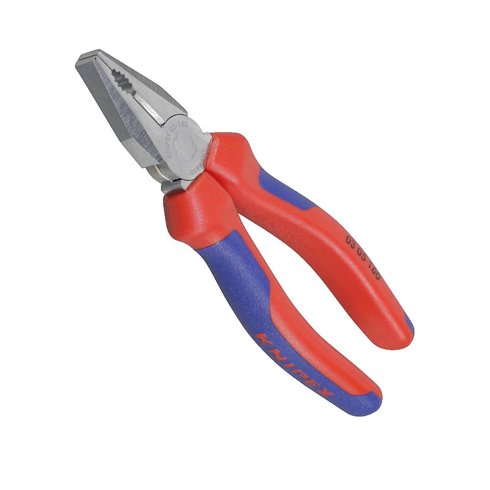 Uniwersalne szczypce Knipex 160 mm stal specjalna chromowana główka i wygodne uchwyty