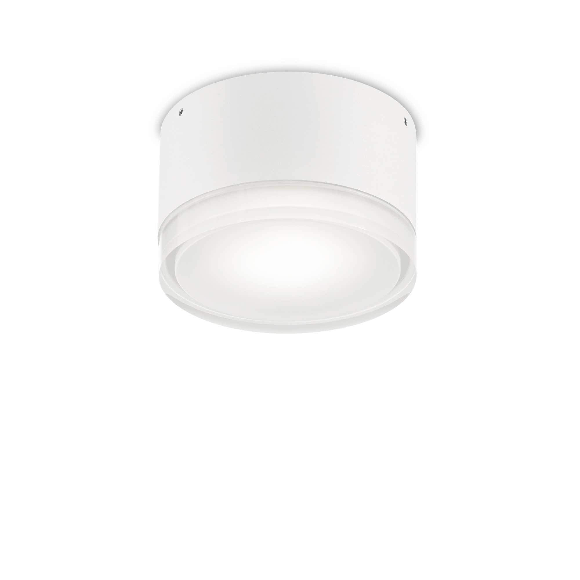 Ideal Lux  Plafonnier Blanc Urano 1 Ampoule , Leroy Merlin
