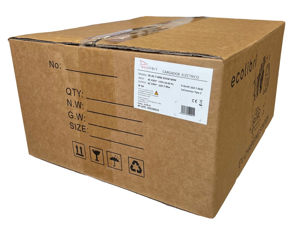 Carregador de automóvel. Equipamento para recarga de veículo elétrico ZEUS HOME MINI de 7,4 kW com mangueira de 5 metros. - 5