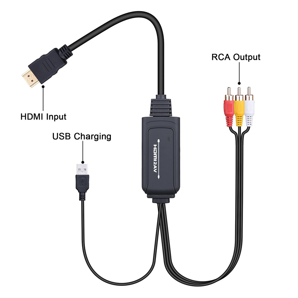 Conexion hdmi a rca sale