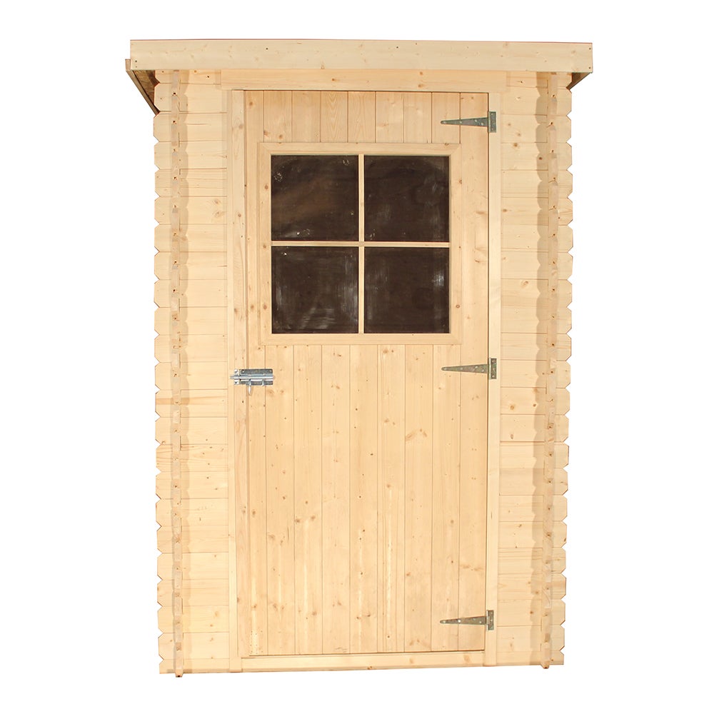 Abri de jardin en bois TIMBELA M306 - Stockage extérieur l239xL144xH198 cm/2.63 m2 - Petit abri à outils, Local à vélos - 8