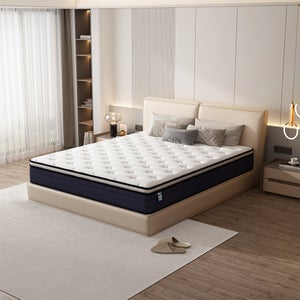 Matelas Memory Foam MiaSuite – 140x190 Cm – Épaisseur 20 Cm – Orthopédique Aloe Vera