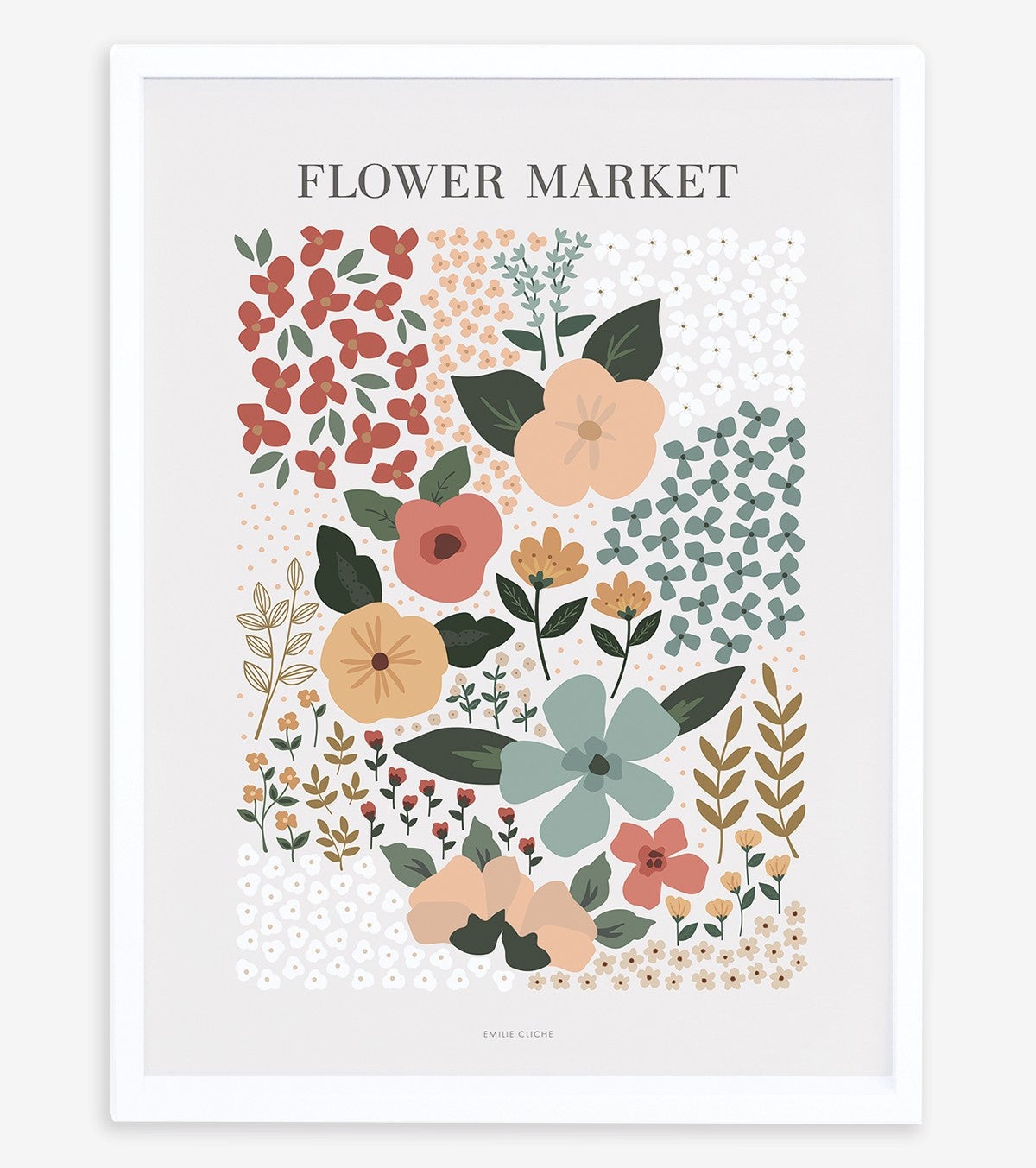 Affiche flower market 30x40 cm, Lilipinso - 5