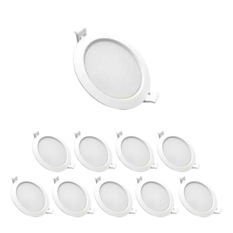 Downlight LED Redondo Blanco 1440lm Blanco Cálido IP20 15cm | Leroy Merlin