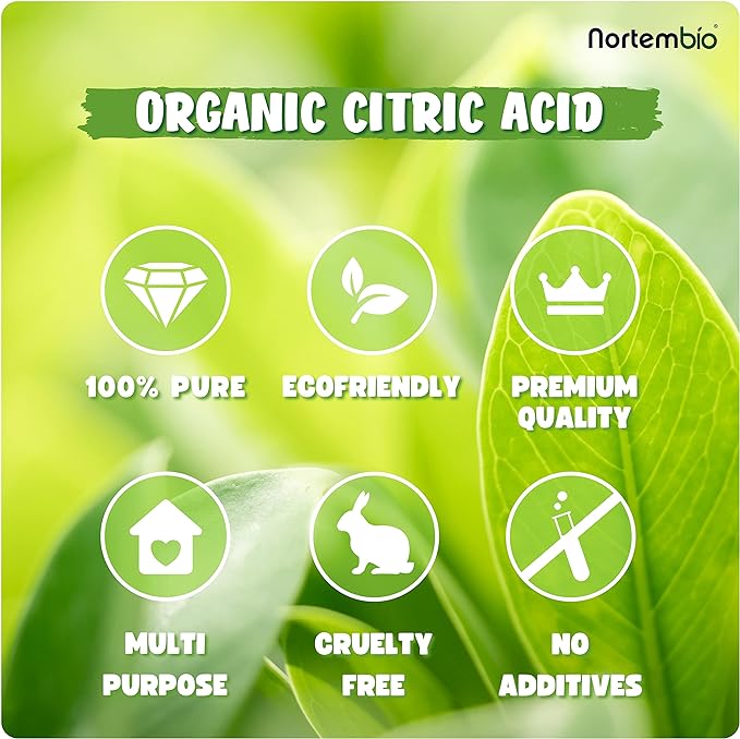Ácido Cítrico Ecológico 2×5 kg. Nortembio. Ácido Cítrico Anhidro en Polvo. Limpiador Doméstico. - 2